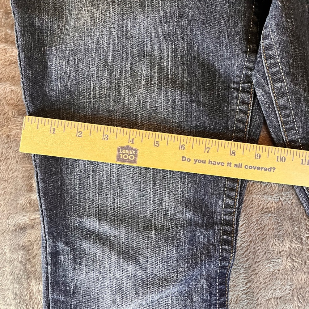 11 Short l.e.i. ashley Lowrise Boot Jeans - Blue - Picture 4 of 15